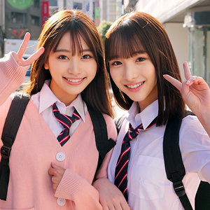 【素人フル】 ももちゃん＆みなみちゃん｜skho176